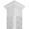 Ekena Millwork Craftsman Classic Square Non-Tapered Art Deco Fretwork Column w/ Crown Capital & Crown Base CC1009ENARDCRCR - alternate 5